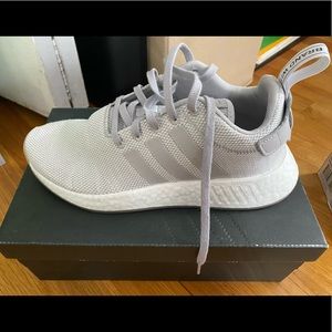 Grey and Pink adidas with BOX!